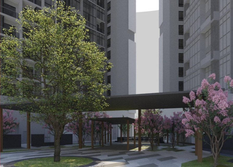 MILLA arrival promenade artist impression
