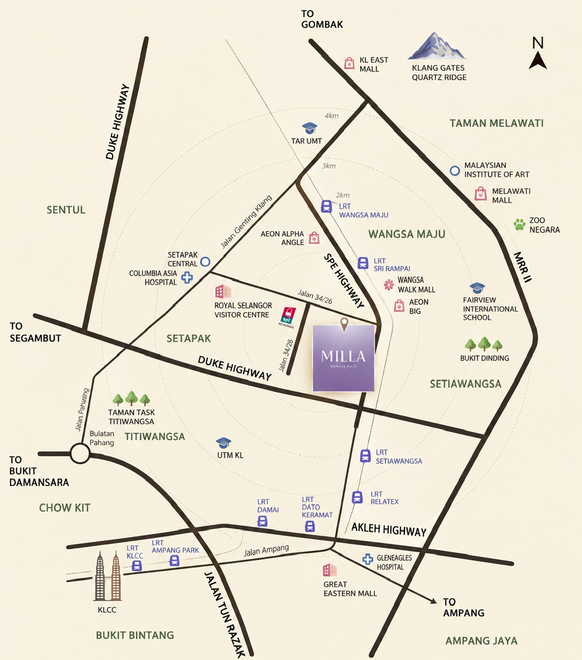 Brochure location map
